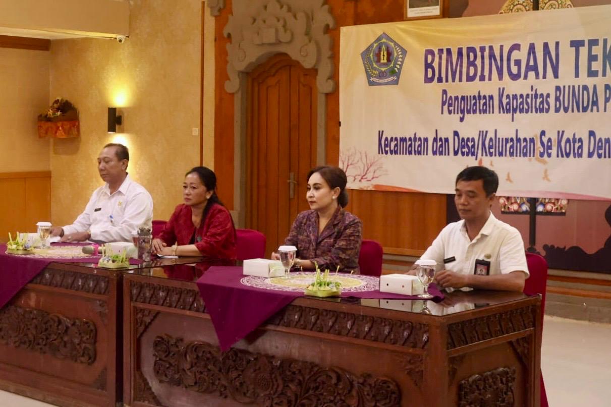 Pemkot Denpasar Gelar Bimtek Untuk Kuatkan Kapasitas Bunda PAUD Kecamatan dan Desa/Kelurahan