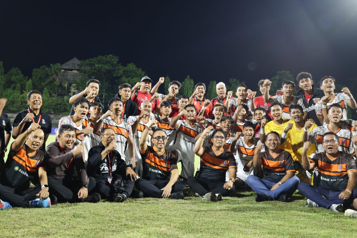 Perseden Dipastikan Lolos 16 Besar Liga 4 Nasional Sebagai Juara Grup W.