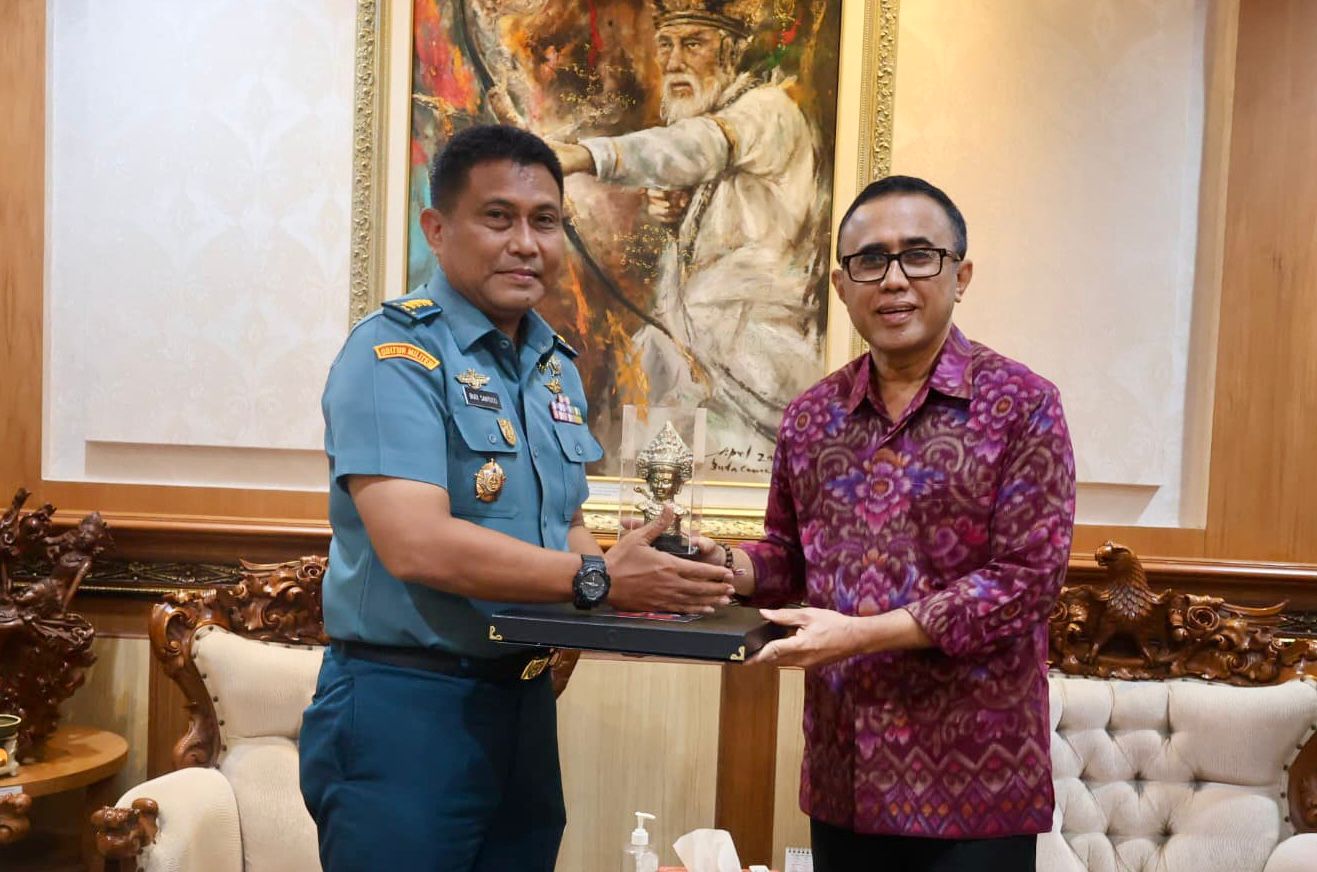 Walikota Denpasar Terima Kunjungan Kepala Oditurat Militer III -13 Denpasar
