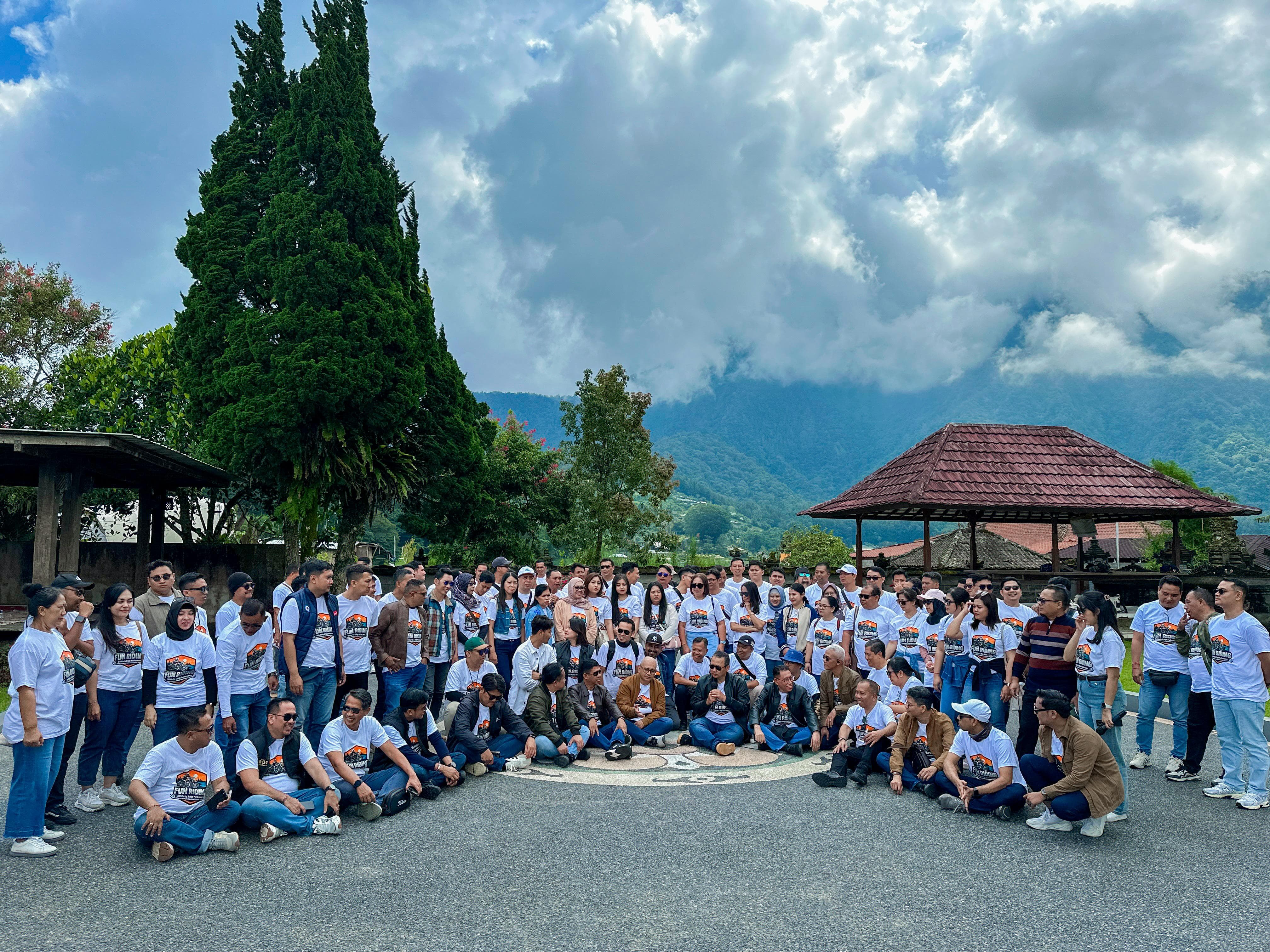 Rangka Rayakan HUT ke-124 PT Pegadaian, Serikat Pekerja PT Pegadaian Kanwil VII Denpasar Gelar Fun Riding di Bali 