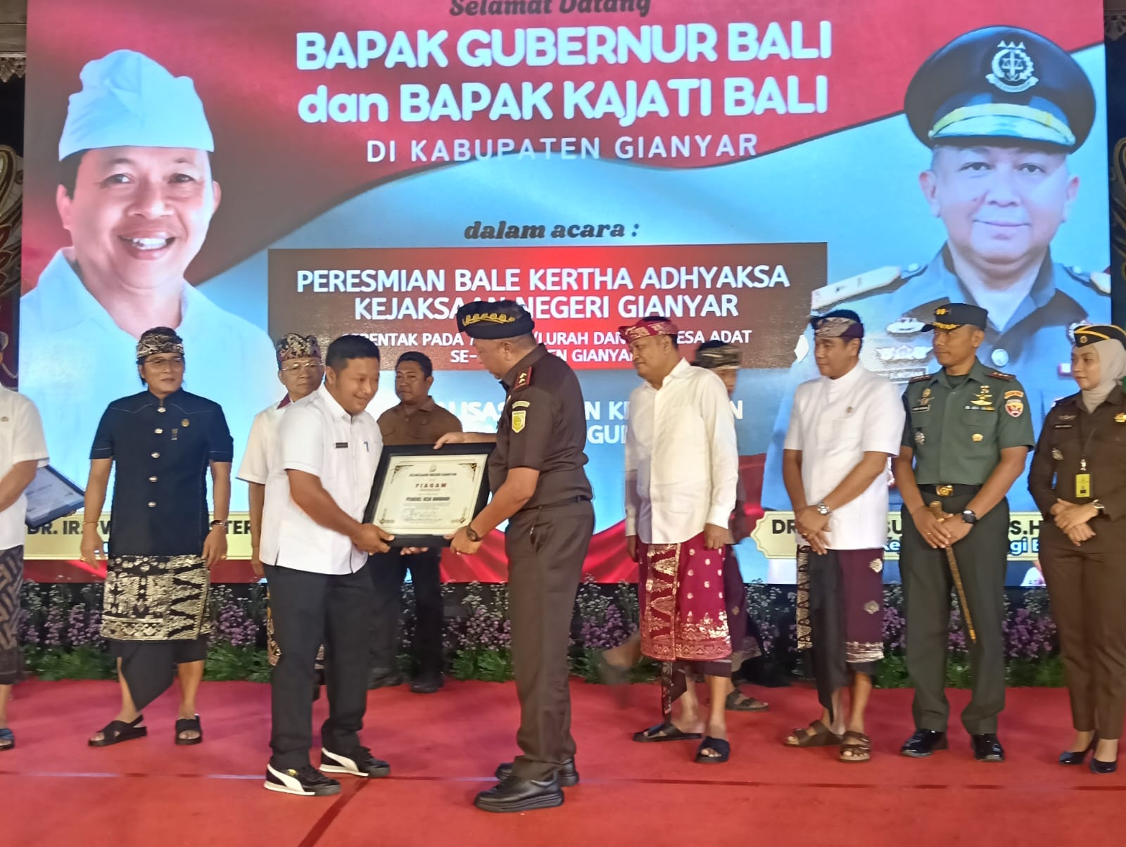 Bale  Kertha  Adhyaksa  Kejaksaan  Negeri  Gianyar  Di Resmikan