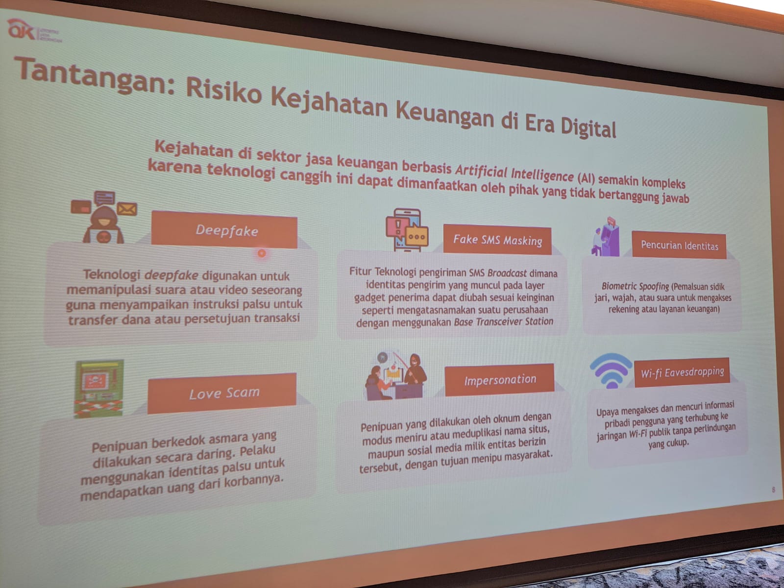 OJK Sikapi berbagai Modus Penipuan, Peran Jurnalis dan Insitusi  lain sangat Penting.