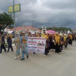 Barisan Pawai Budaya Semarakan  HUT ke-65 Konawe