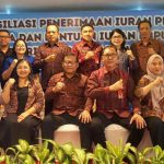 Sekda Alit Wiradana Hadiri Rapat Rekonsiliasi Iuran Jaminan Kesehatan Peserta Pekerja Penerima Upah BPJS Kesehatan.