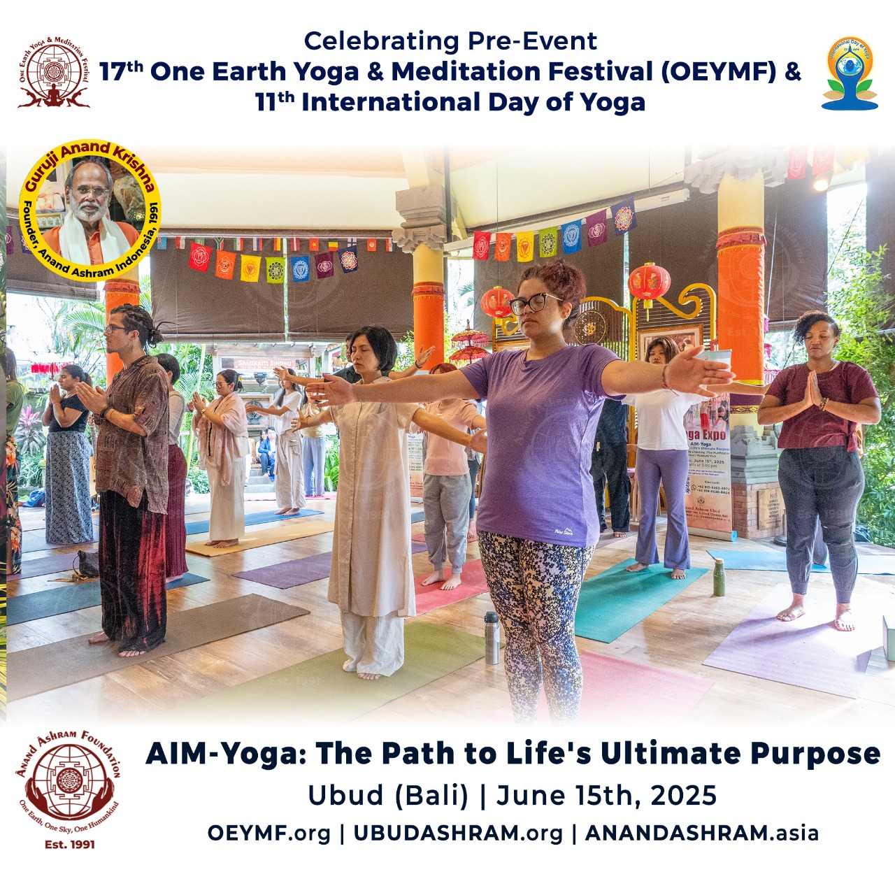 AIM  YOGA: The  Path  To  Life’s  Ultimate  Purpose  Di  Anand  Ashram  Ubud