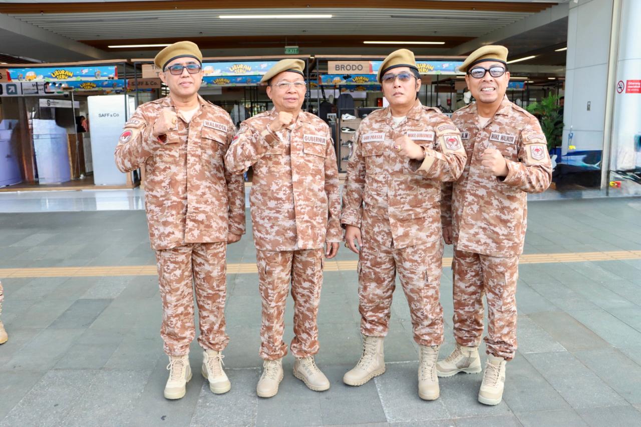 Walikota Jaya Negara dan Wawali Arya Wibawa Ikuti Retreat Kepala Daerah Gelombang II.