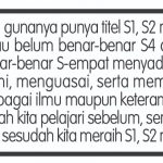 Renungan  Joger