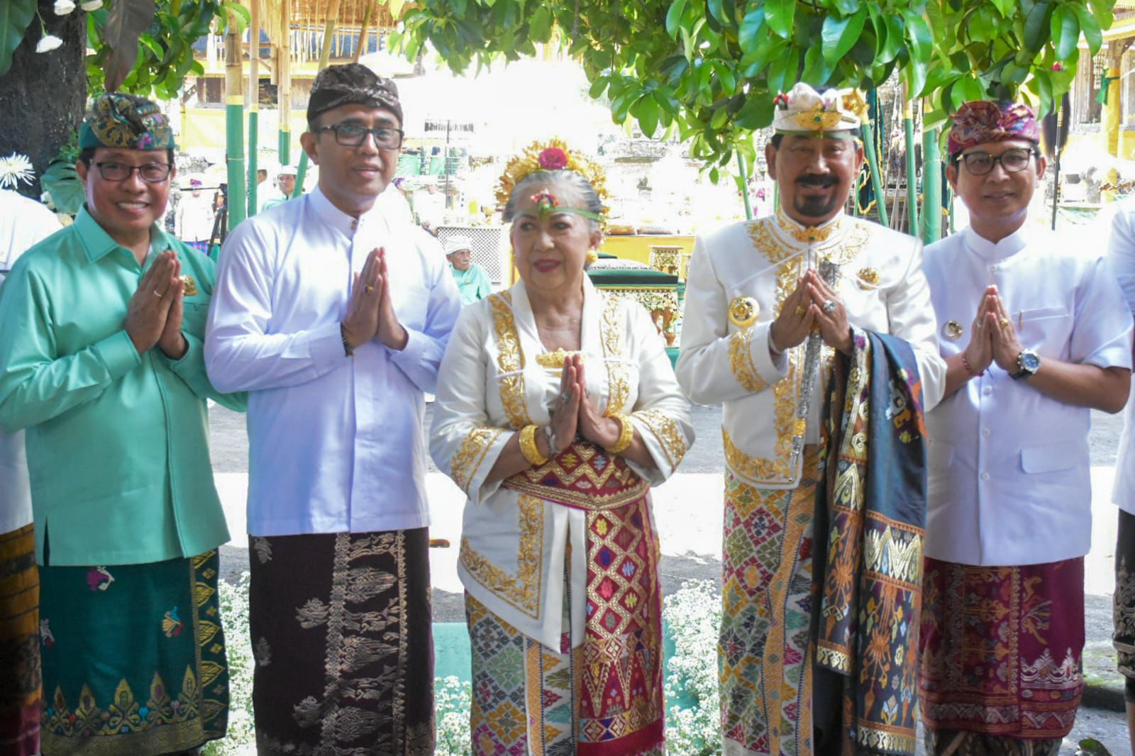 Walikota Jaya Negara Hadiri Upacara Abhiseka Ida Cokorda Puri Ageng Mengwi