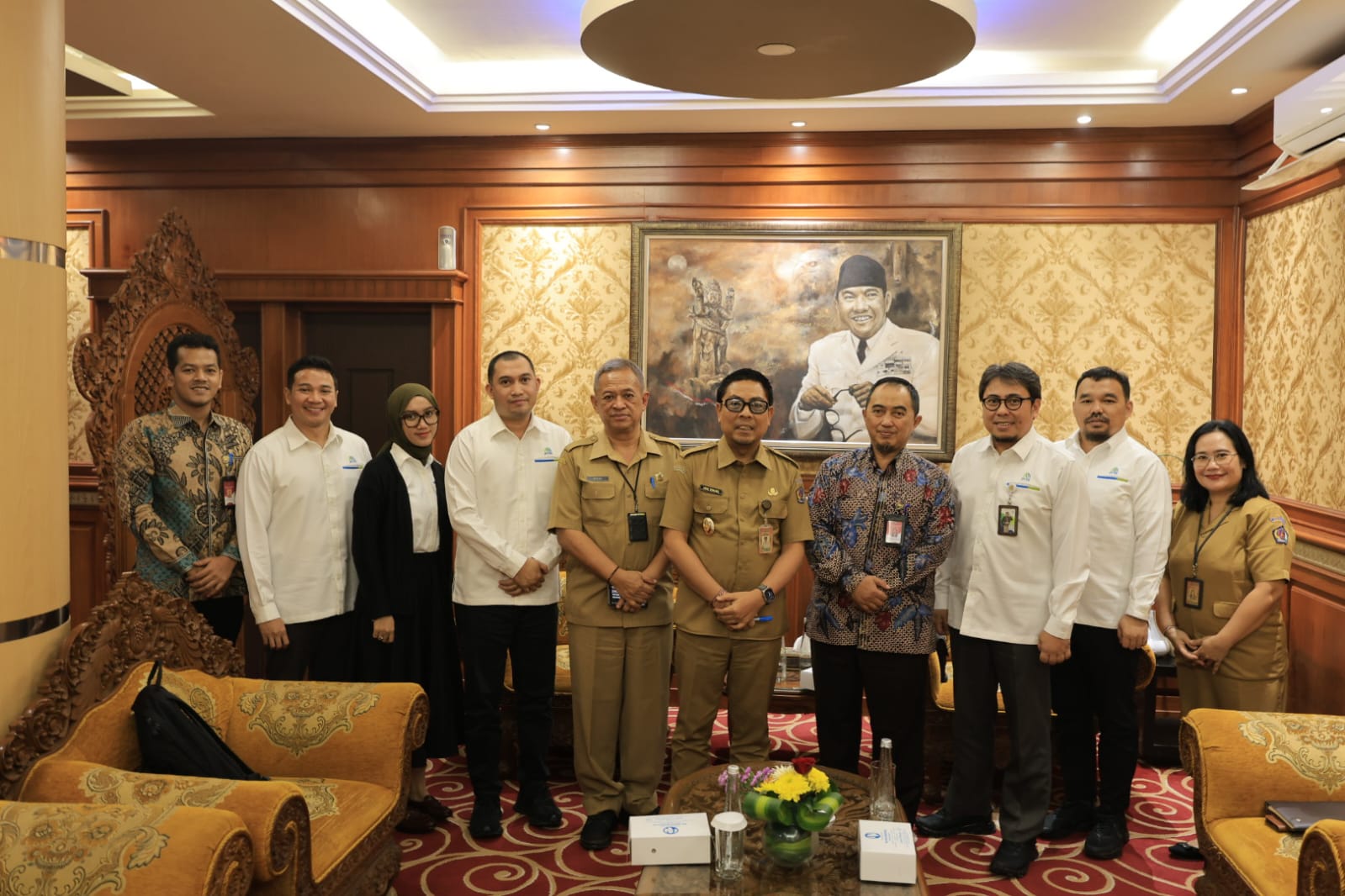 Wawali Arya Wibawa Terima Direktur Pendapatan Daerah Kemendagri RI Terkait KPDBU