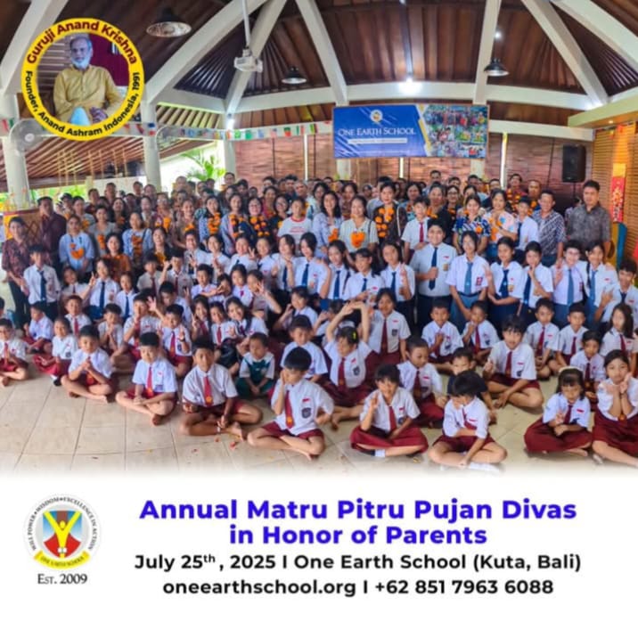 Matru Pitru Puja Divas: Harmoni Penghormatan Orang Tua dalam Kearifan Veda, Kearifan Lokal Bali, dan Pendidikan Holistik One Earth School