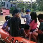 BPBD Kendari Gerak Cepat Evakuasi Warga Korban Banjir di Kelurahan Lepo Lepo Kota Kendari