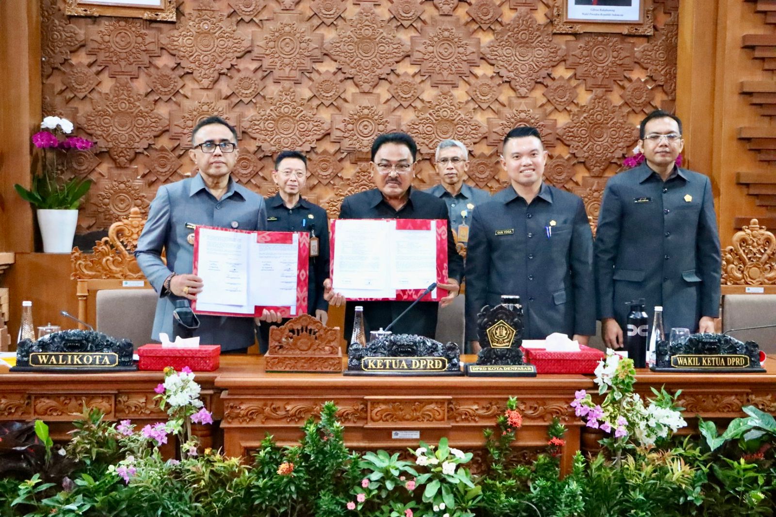 Rapat Paripurna Ke-26 Masa Persidangan II DPRD Denpasar, Seluruh Fraksi  Setujui Penetapan Ranperda KUA-PPAS TA 2026
