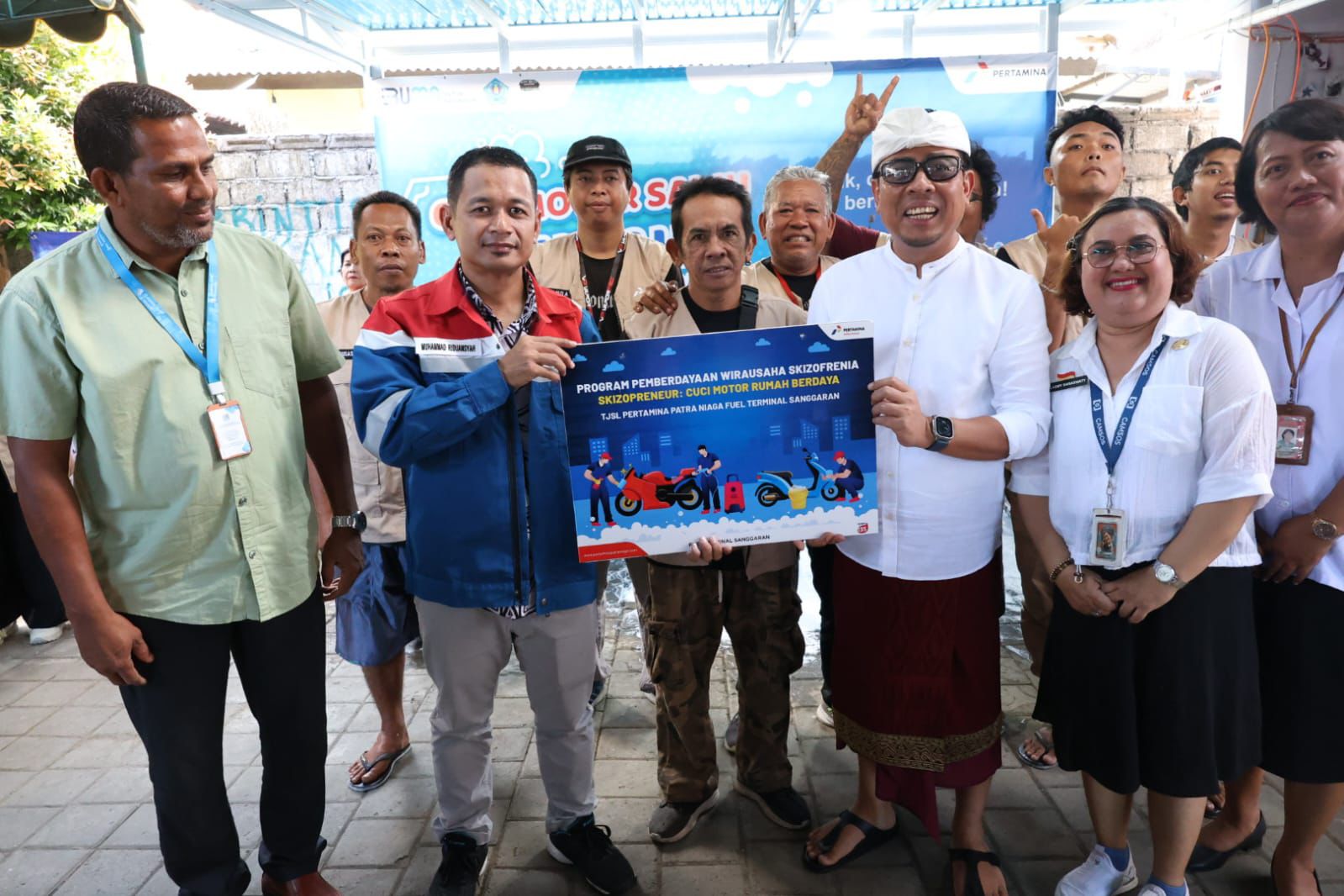 Wawali Arya Wibawa Launching Program Schizophrenia Entrepreneur