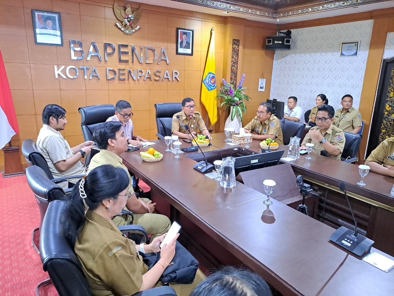 Setelah Sebelumnya Sandang Status ZI WBK, Tahun Ini Bapenda Denpasar Dinilai TPN WBBM.