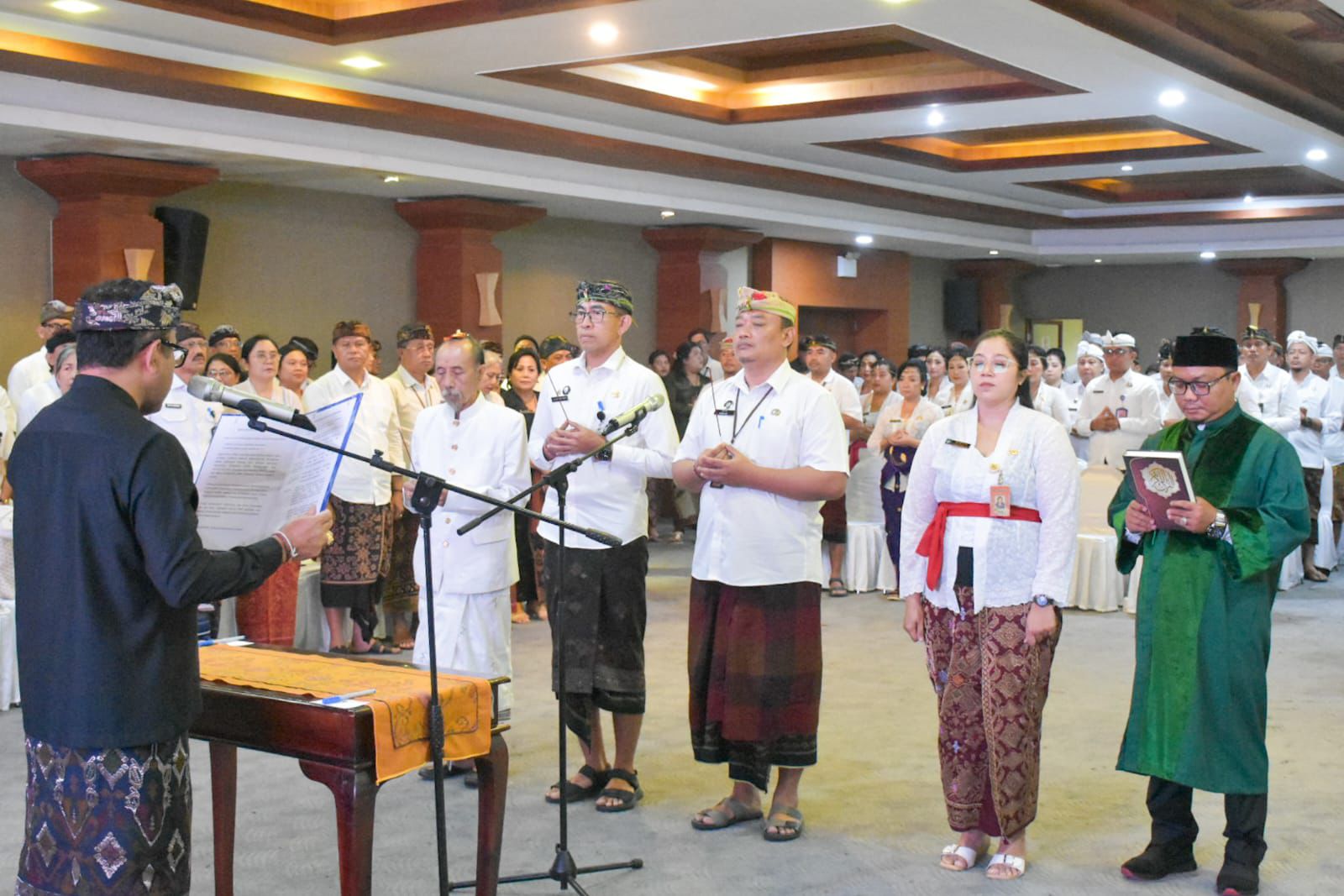 Walikota Jaya Negara Pimpin Pelantikan Pejabat di Lingkungan Pemkot Denpasar