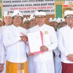 I Made Sudama Dikukuhkan Menjadi Bendesa Adat Sesetan Masa Ayahan 2025-2030.