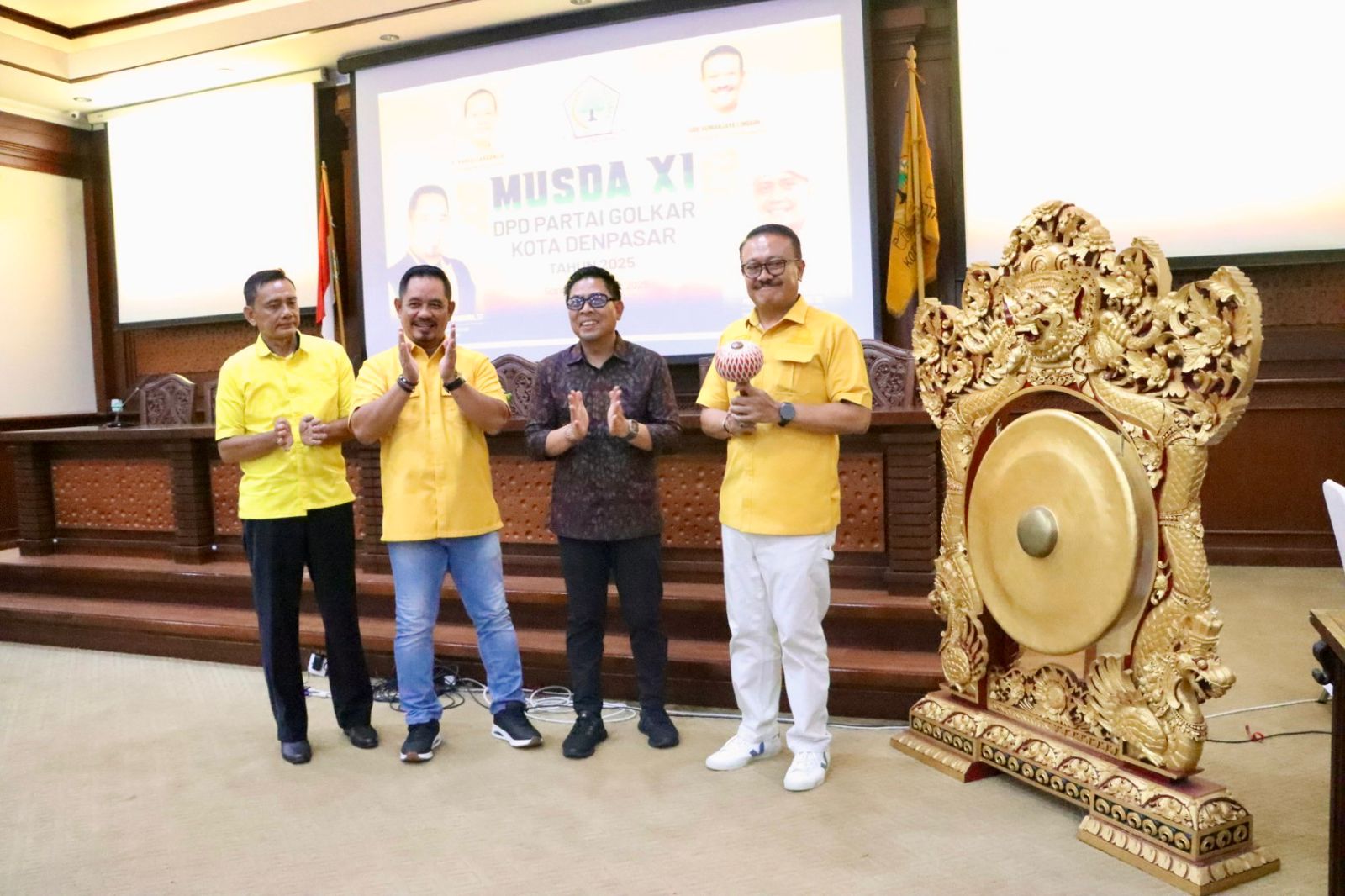 Wawali Arya Wibawa Hadiri Musda XI DPD Partai Golkar Kota Denpasar