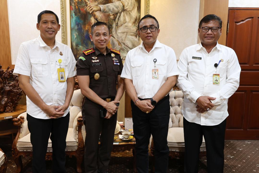 Jaya Negara Terima Kajari Denpasar,  Ucapkan Terima Kasih Atas Dedikasi dan Kolaborasi Dalam Pembangunan Kota Denpasar