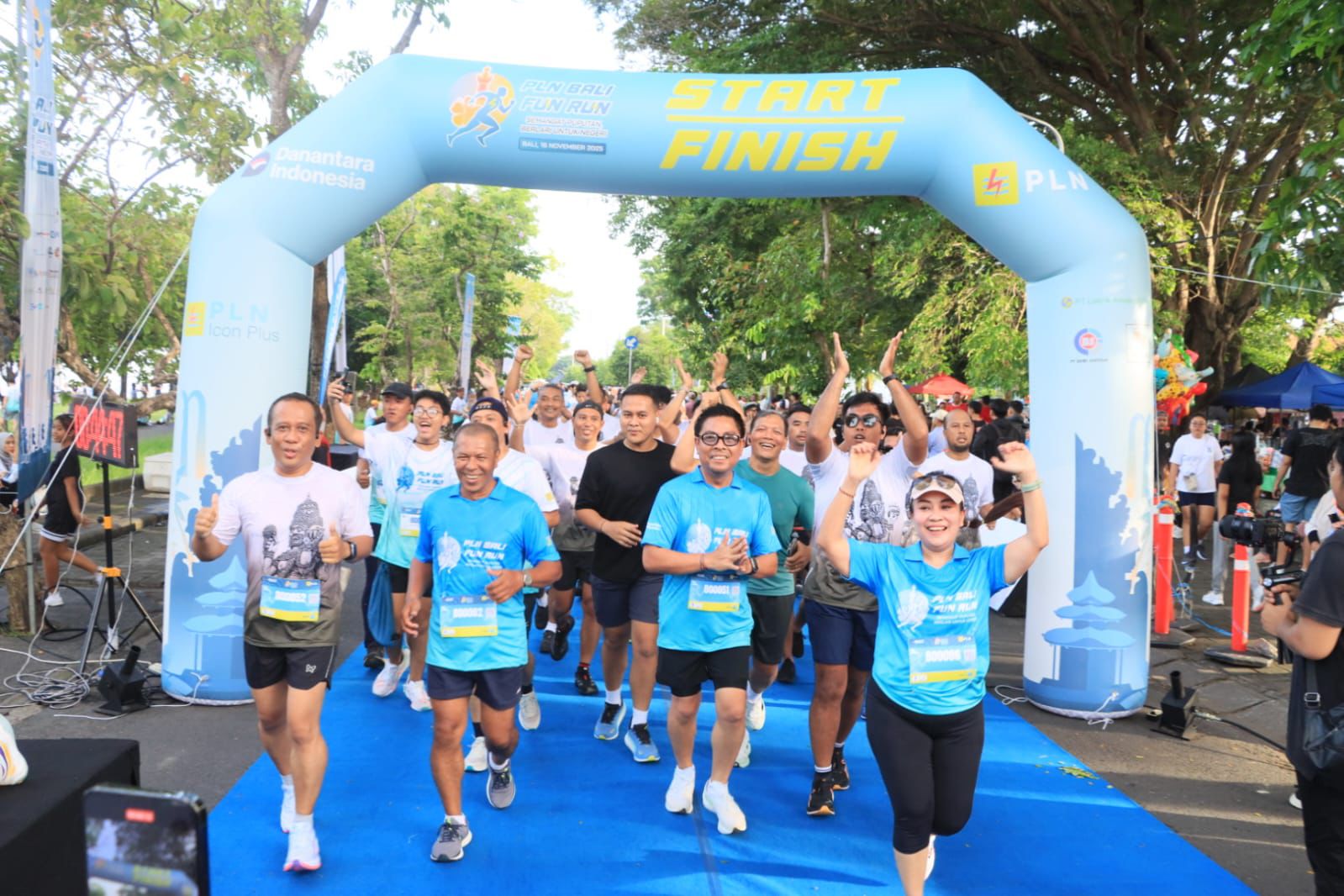 Wawali Arya Wibawa Apresiasi Pelaksanaan PLN Bali Fun Run