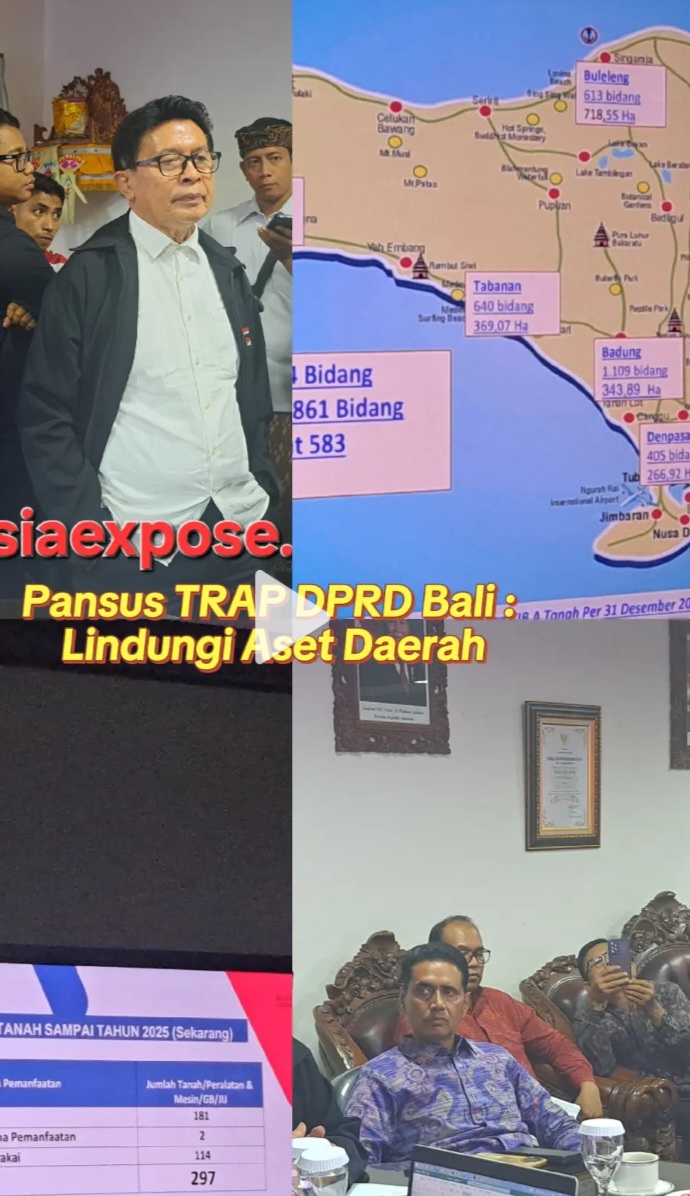 Pansus TRAP  DPRD  Bali Desak Evaluasi Perjanjian Tanah Pemprov, Lindungi Aset Daerah
