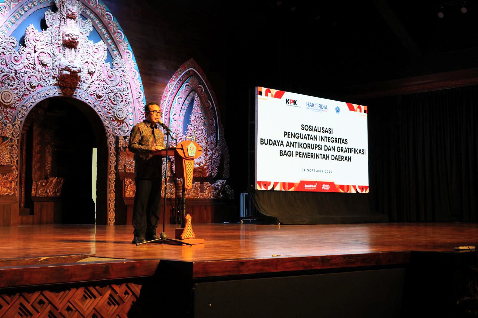 Wali Kota Jaya Negara Buka Sosialisasi Bersama KPK RI, Tekankan Penguatan Integritas, Budaya Antikorupsi, dan Gratifikasi.