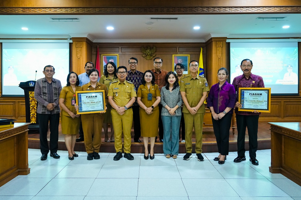 Pelepasan Purna Tugas Kepala Perangkat Daerah di Pemkab Badung