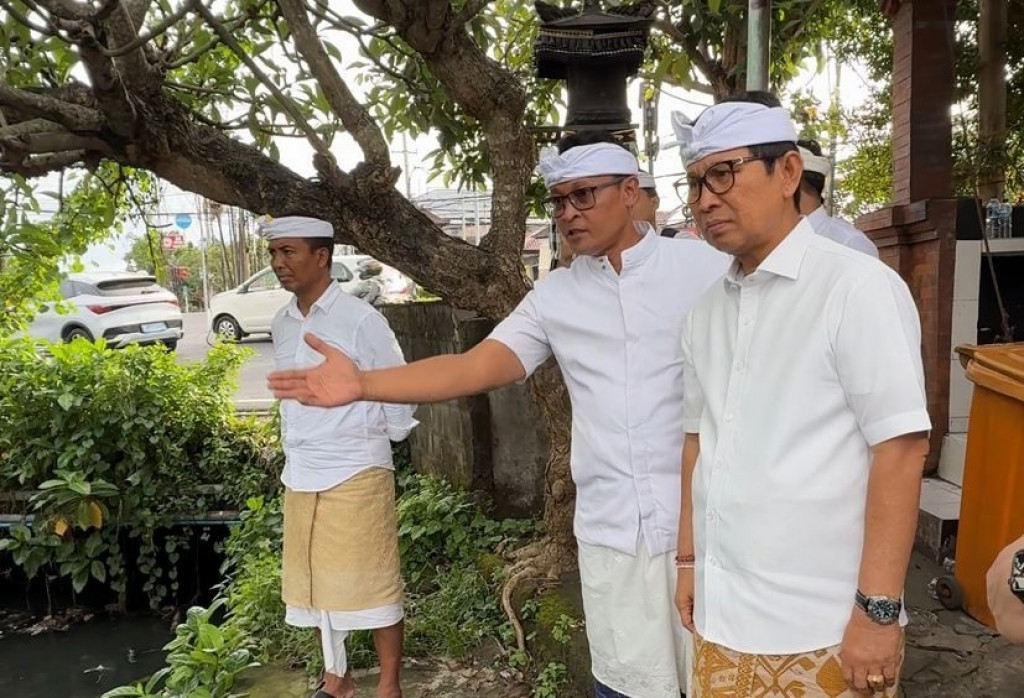 Bupati Badung Pantau Langsung Penanganan Banjir, Normalisasi Tukad Pungut Jadi Prioritas
