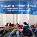 Serangkaian Bulan K3 Nasional, PT PLN ULP Karangasem Gelar Donor Darah Bersama PMI