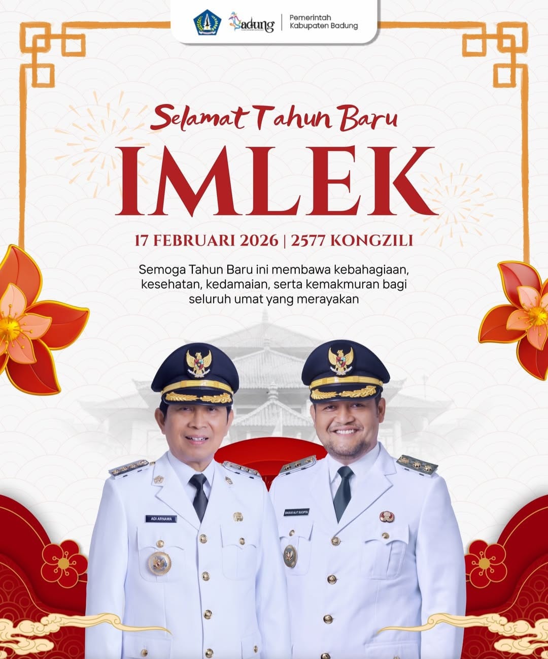 Selamat IMLEK 2026 ! Badung Tekankan Persadauraan & Dorong Kebangkitan Pariwisata Nasional