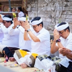Bupati Hadiri Upacara Melaspas Pura Desa Kelod Kekeran Mengwi.