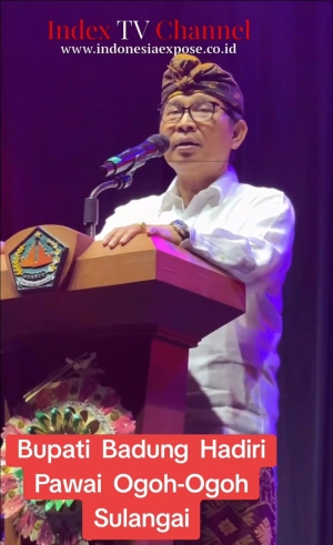 Bupati  Badung   Hadiri  Pawai  Ogoh – Ogoh  Sulangai 