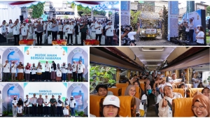 Pegadaian Kanwil VII Denpasar Kembali Berangkatkan 250 Pemudik di Program ‘Mudik Gratis 2026’