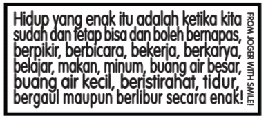 Renungan  JOGER