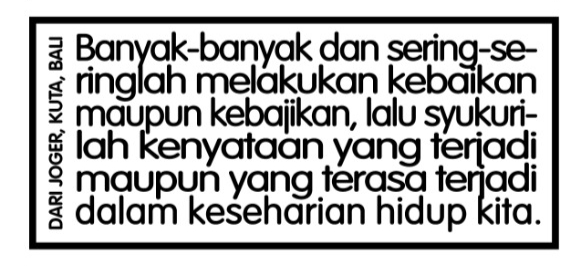 Renungan  JOGER