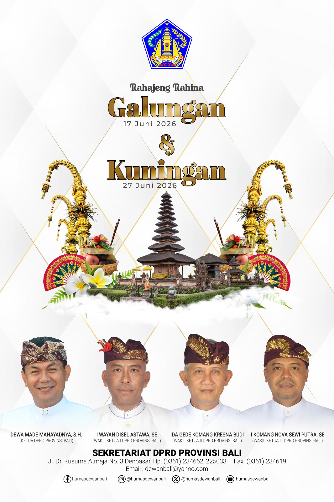 Sekretariat DPRD  Bali  Provinsia  Bali