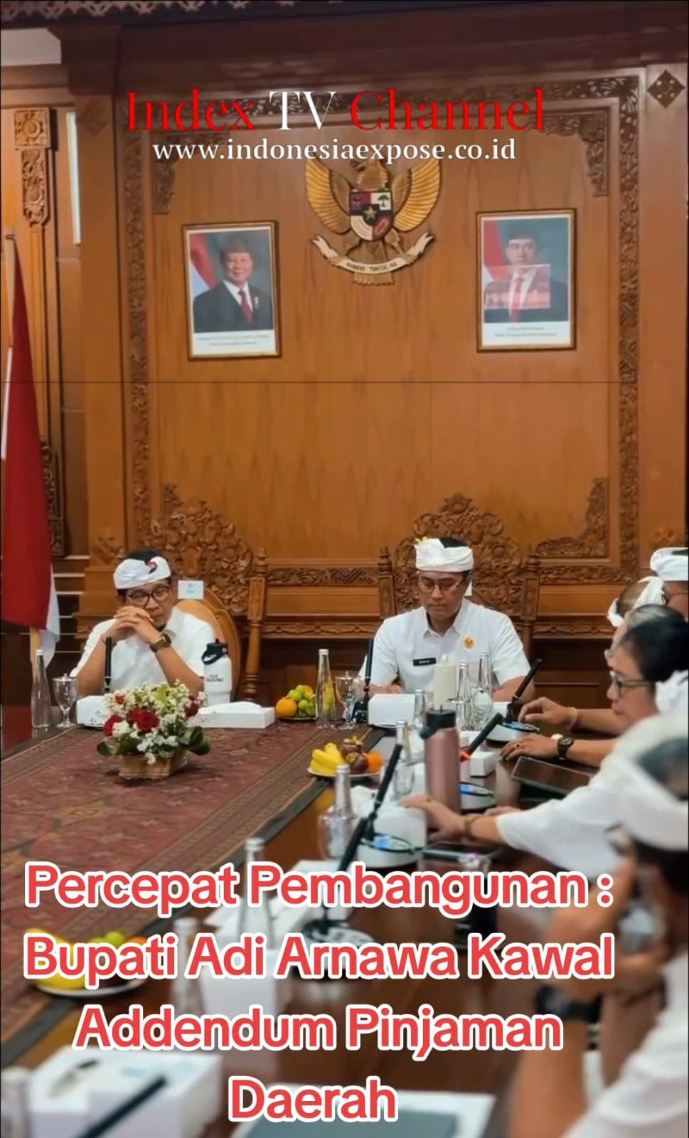 Percepat Pembangunan : Bupati Adi Arnawa Kawal Langsung Addendum Pinjaman Daerah Demi Kesejahteraan Masyarakat.