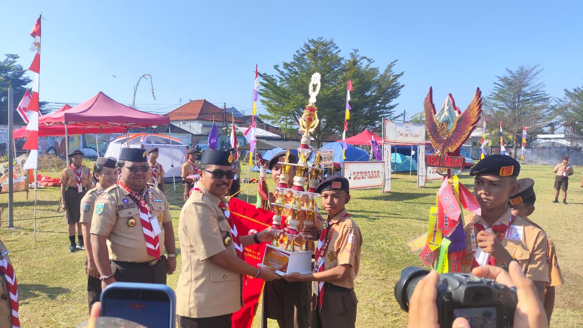 LT III Kwarcab Gerakan Pramuka Denpasar Berakhir, SMPN 14 dan SMPN 5 Berhasil Raih Juara Umum.
