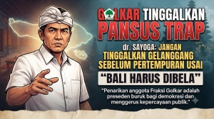 Golkar Mundur dari Pansus TRAP : Preseden buruk Tinggalkan Gelanggang Sebelum Pertempuran Berakhir