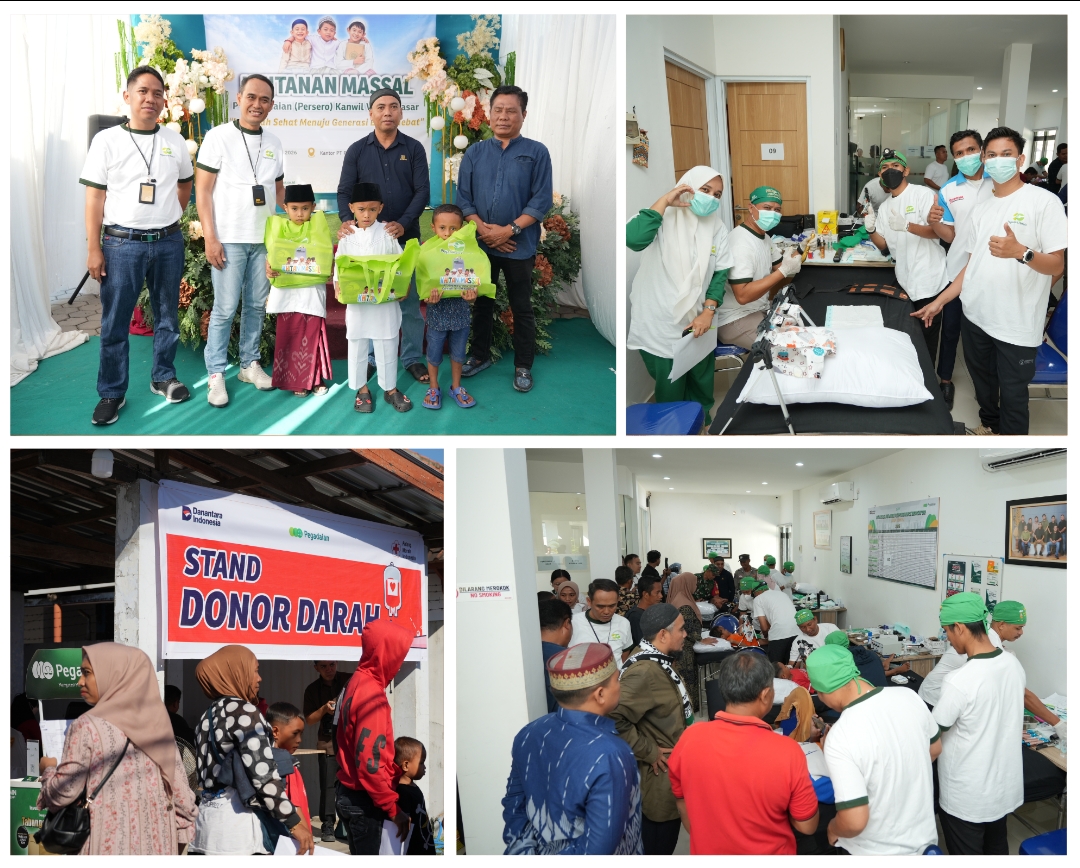 PT. Pegadaian Kanwil VII Gelar Khitan Massal Gratis