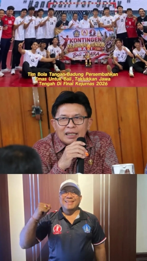 Tim  Bola  Tangan  Badung  Persembahkan  Emas  Untuk  Bali , Taklukkan  Jawa  Tengah  Di  Final  Kejurnas  2026