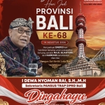 I Dewa Nyoman Rai, S.H.,M.H : Hari Jadi ke-68 Provinsi Bali Jangan  Di  Seremoni,  Pembangunan  Wajib  Berpihak  Pada  Masa  Depan  Bali