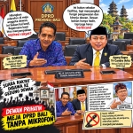 Dewan Prihatin, Meja DPRD Bali Tanpa Mikrofon