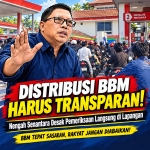 Stok  BBM  Cukup, DicurigaiI  Tata  Kelola  Distribusi   Bermasalah