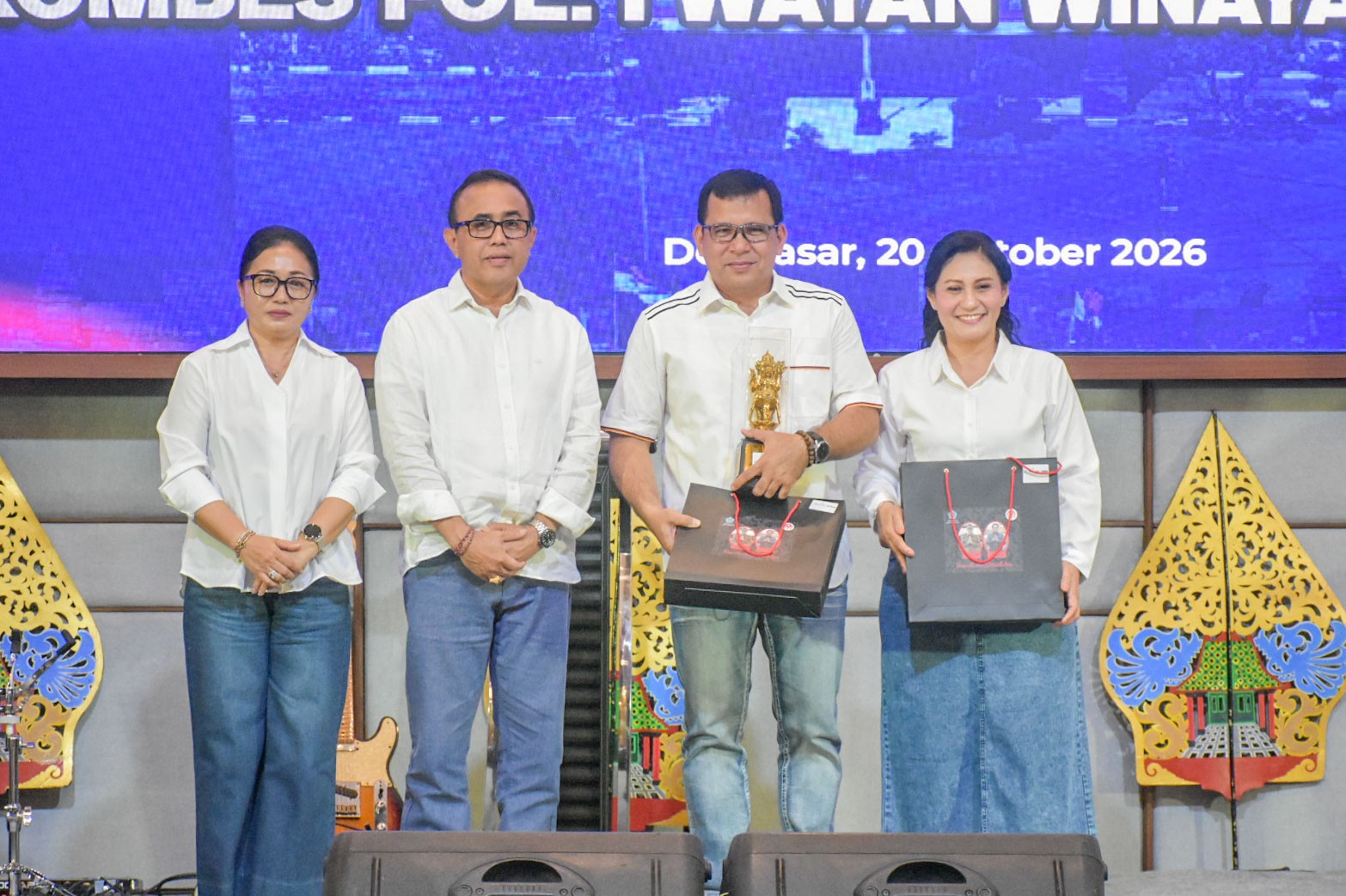 Wali Kota Jaya Negara Hadiri Pisah Kenal Kapolresta Denpasar,Harapkan Sinergi dan Kolaborasi Berlanjut Menuju Denpasar Maju.