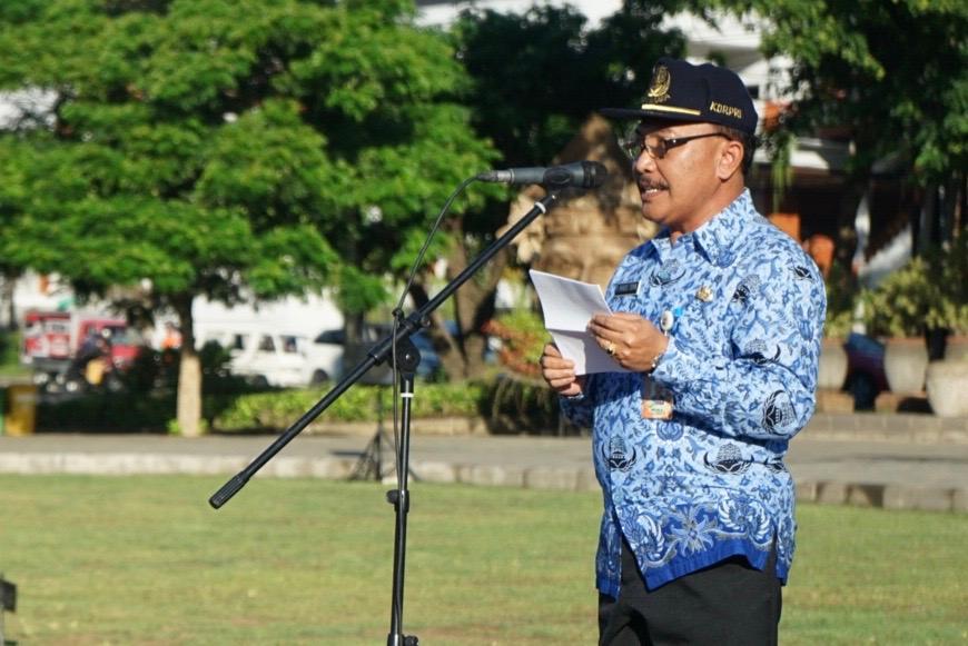 Pemkot Denpasar Gelar Apel Disiplin PNS Awal Tahun 2020