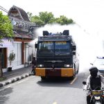Hari Ini Seluruh Kecamatan di Gianyar Disemprot Disinfektan