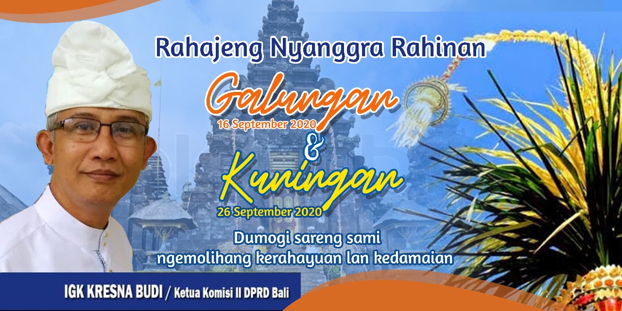 Ketua  Komisi  II DPRD  Provinsi  Bali  &  Ketua  DPC  Partai  Golkar  Kab.Buleleng,  Bali  IGK  Kresna  Budi