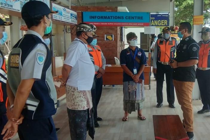 Beri Kenyamanan Penumpang di Masa Pandemi, Dishub Kota Denpasar Pastikan Penerapan Prokes Pelabuhan Sanur Berjalan Baik.