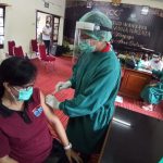 Pastikan kesiapan Vaksinator saat bertugas di RSUD Wangaya Bali : Gelar Simulasi Vaksinasi Covid-19