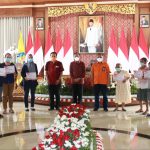 Diresmikan Presiden Jokowi, Gubernur Koster Turut Ikuti Peluncuran Bantuan Tunai se-Indonesia secara Virtual